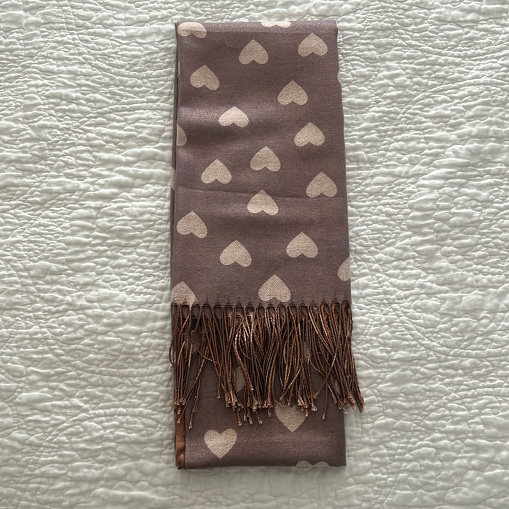 Anna & Ava scarf with Hearts | New